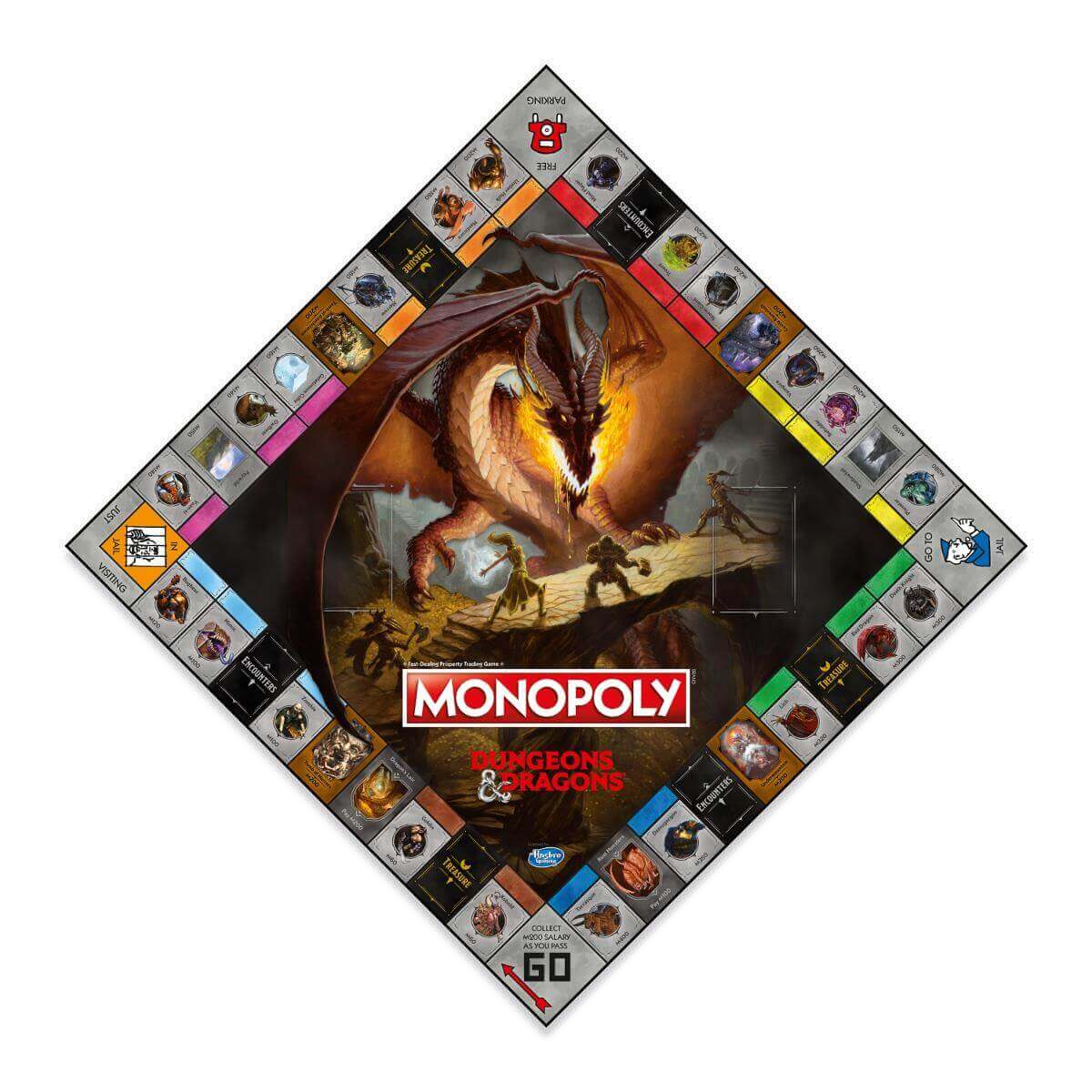 Monopoly Dungeons and Dragons Board Game