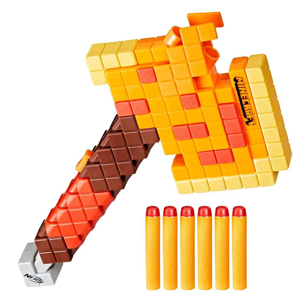 Hasbro NERF Minecraft: Firebrand - Dart Blasting Axe