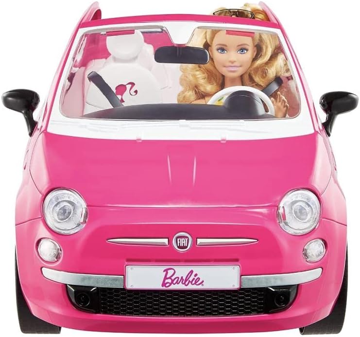 Barbie Doll and Fiat 500 Playset