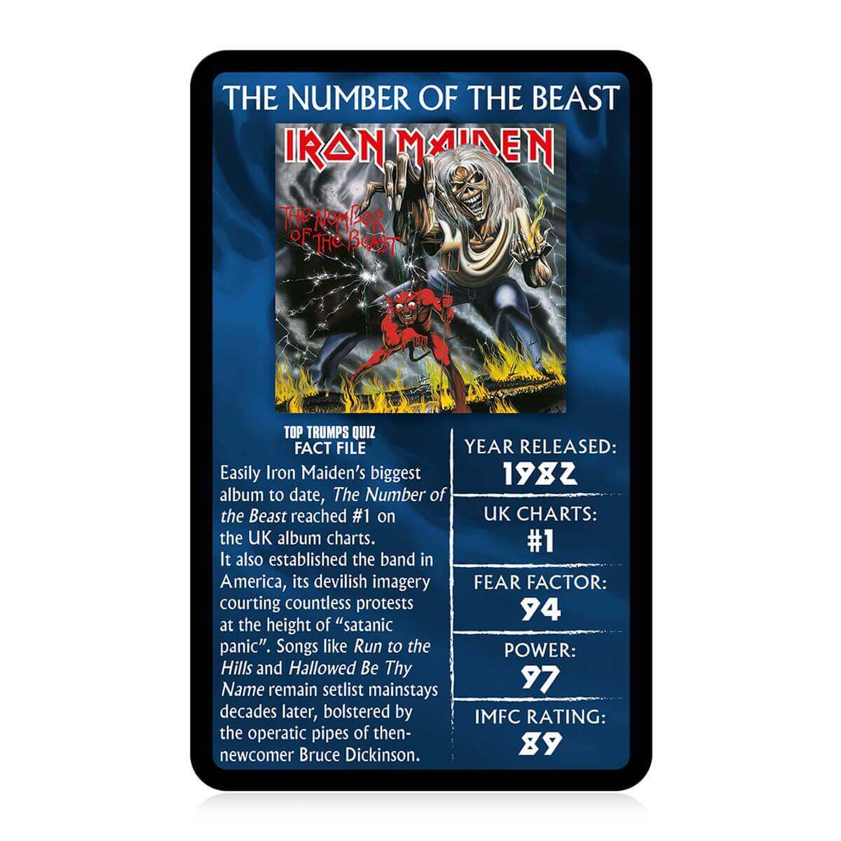 Top Trumps Iron Maiden Card Game
