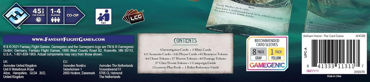 Arkham Horror The Card Game Revised Core Set