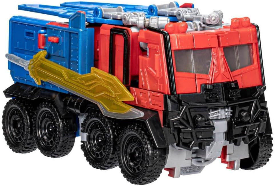 Transformers: Rise of The Beasts 10" Beast Mode Optimus Prime Action Figure