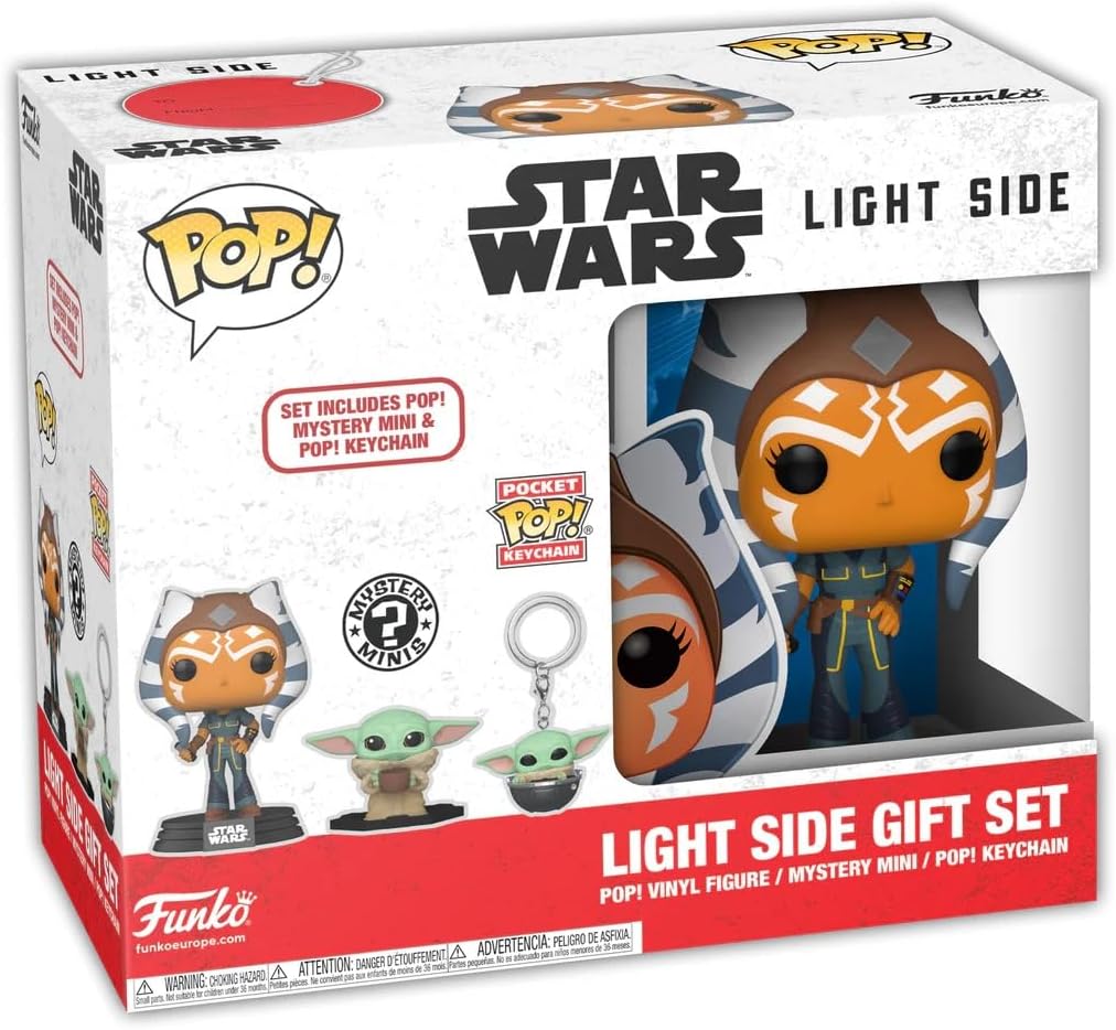 Funko Pop! Star Wars Light Side Gift Set, Pop Vinyl Figure with Mystery Mini and Keychain