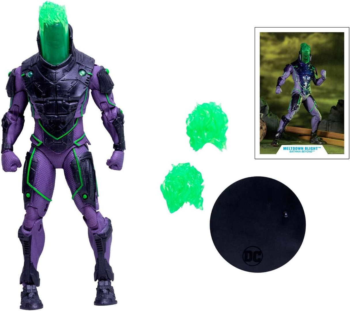 Beyond Blight Meltdown Variant - DC Multiverse McFarlane Action Figure