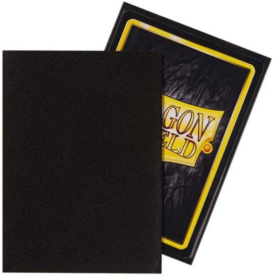 Dragon Shield - Matte Standard Size Sleeves 100pk - Black