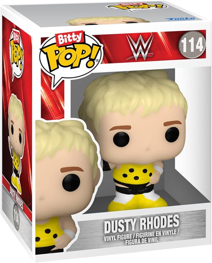 Bitty Pop! WWE: Dusty Rhodes 4-Pack Mini Vinyl Figure with Mystery