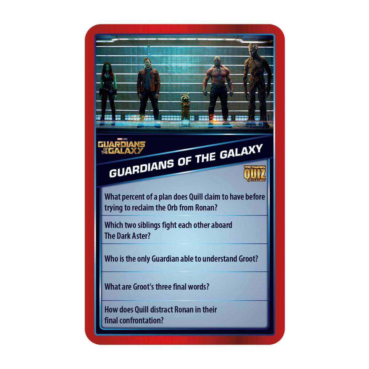 Top Trumps Marvel Cinematic Universe Quiz Game