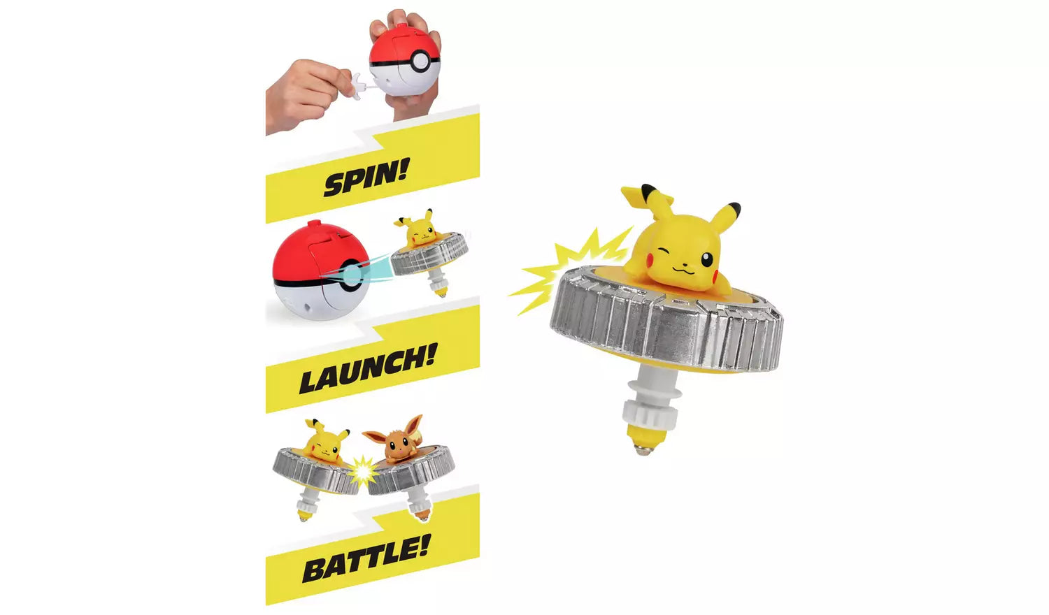 Pokemon Battle Spinner Pack: Pikachu & Pokeball