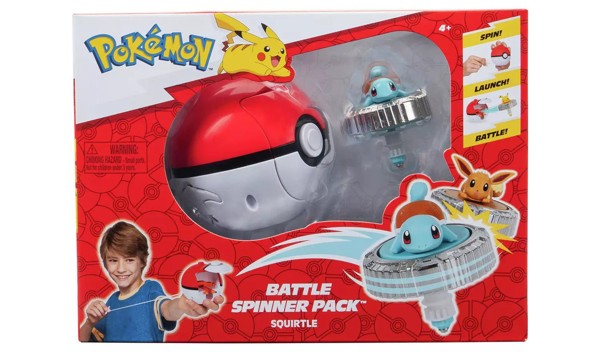 Pokemon Battle Spinner Pack: Squirtle & Pokeball