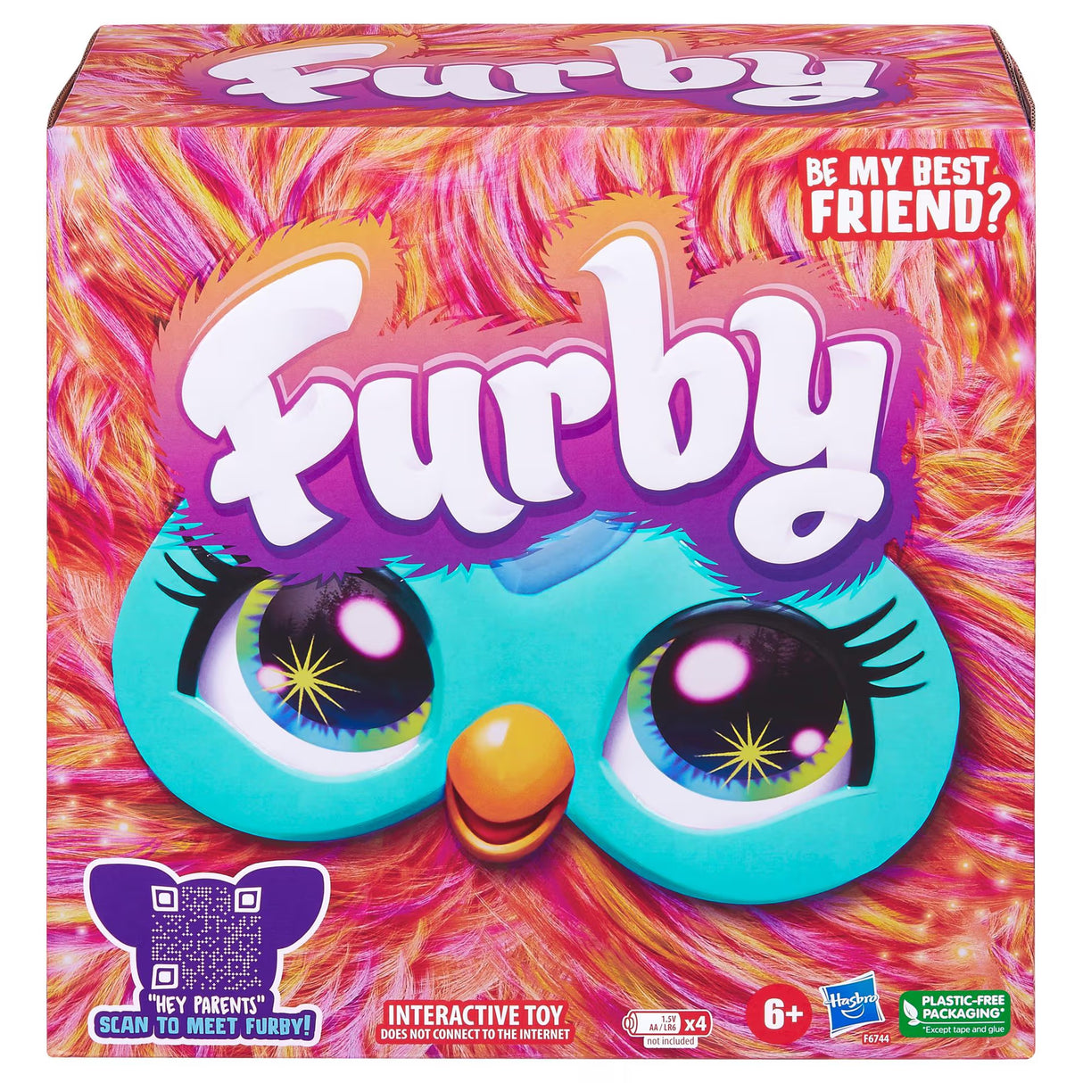 Hasbro Furby Interactive Plush Toy - Coral