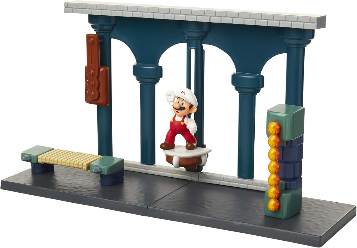 Jakks Pacific Super Mario Minifigure: Lava Castle Playset