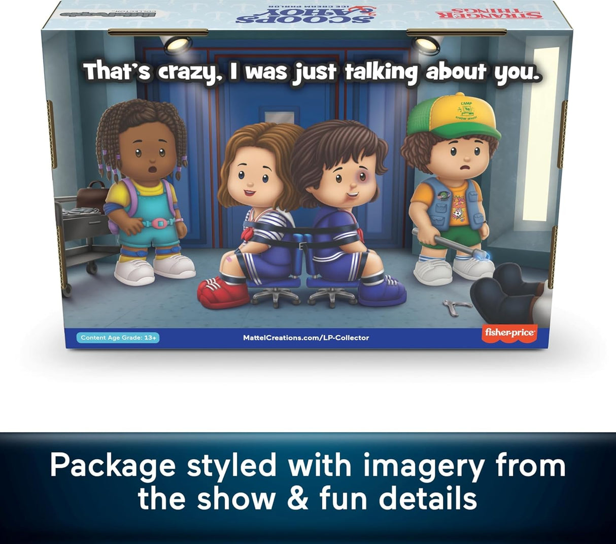 Mattel Fisher-Price Little People Collector: Stranger Things Scoops Ahoy Set