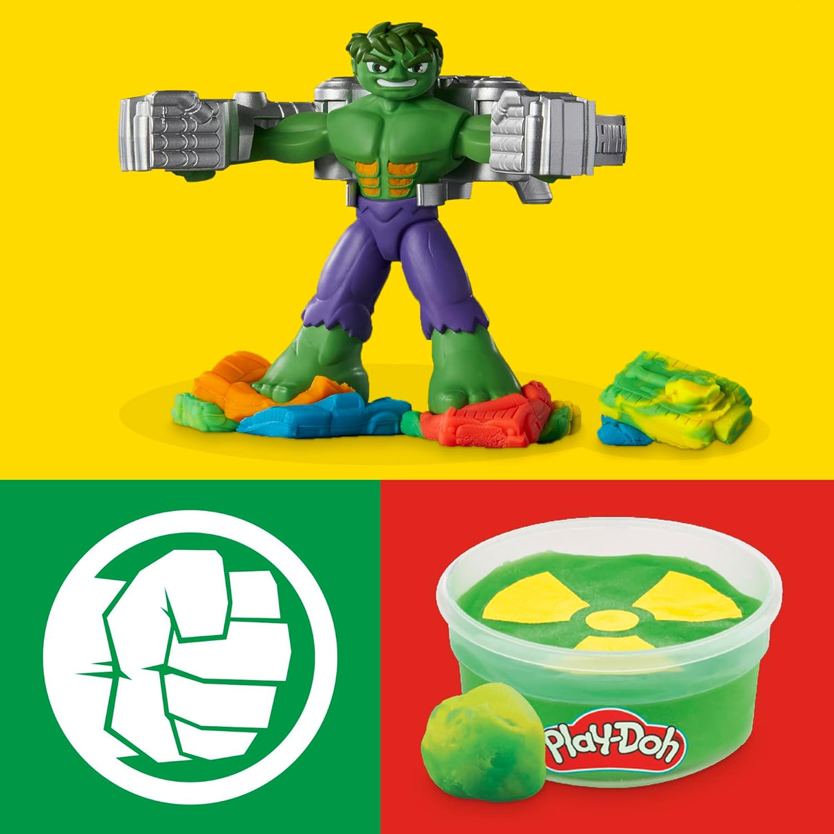 Hasbro Play-Doh Marvel HULK Smash & Squish Playset