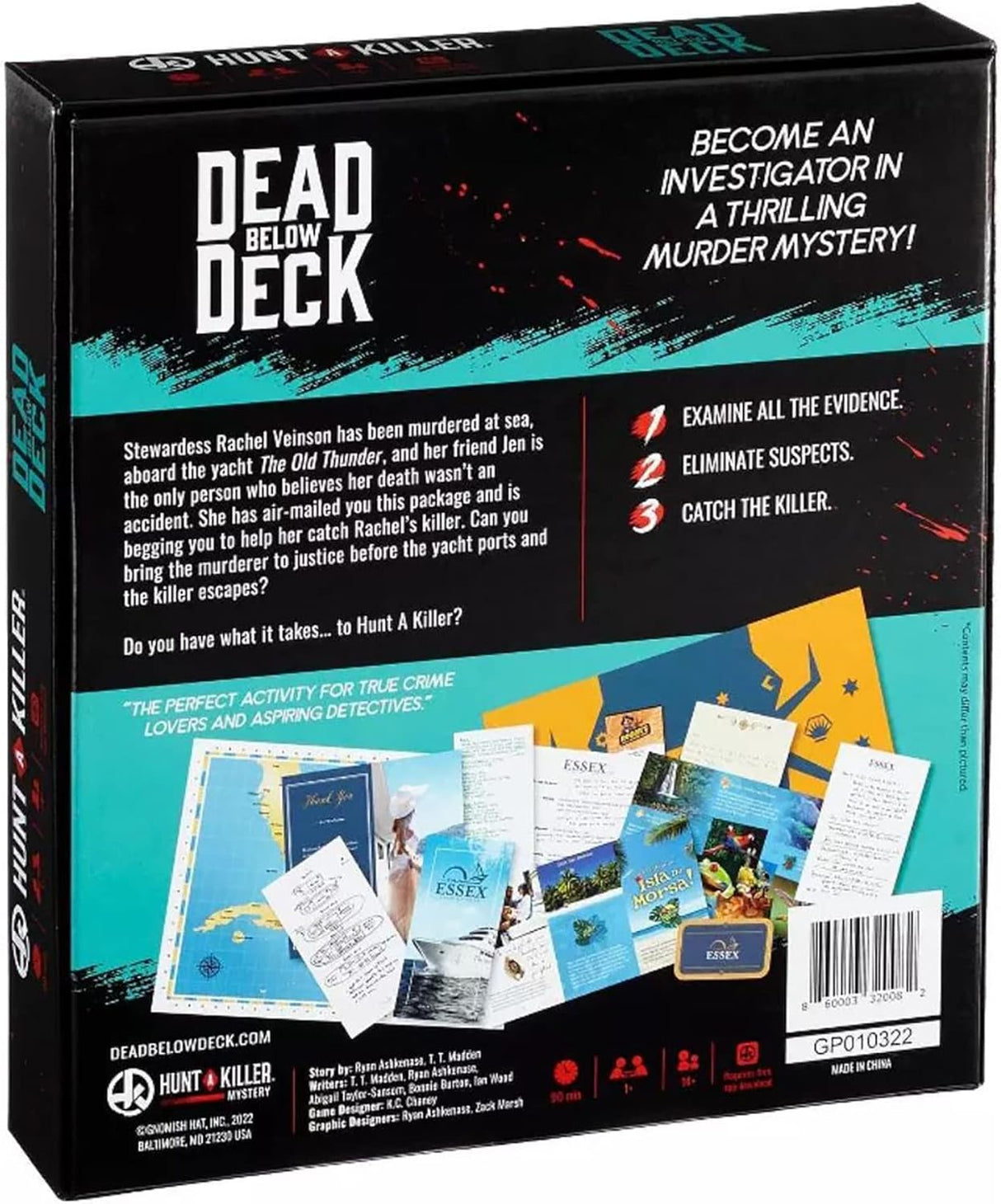 Hunt A Killer Mystery - Dead Below Deck