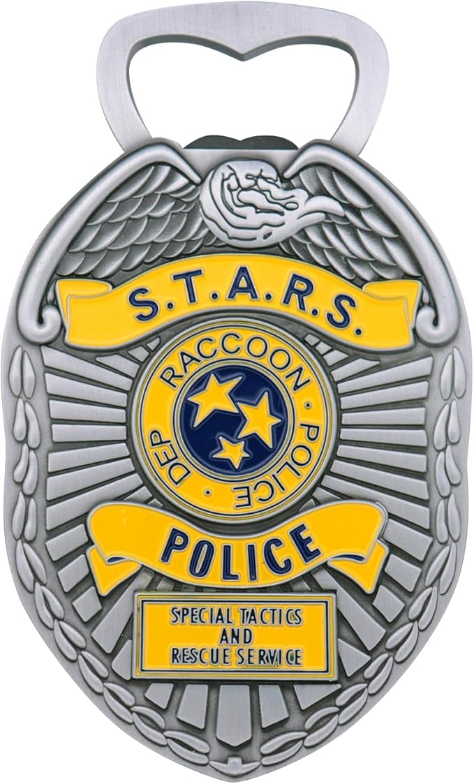 Resident Evil S.T.A.R.S. Police Badge Bottle Opener