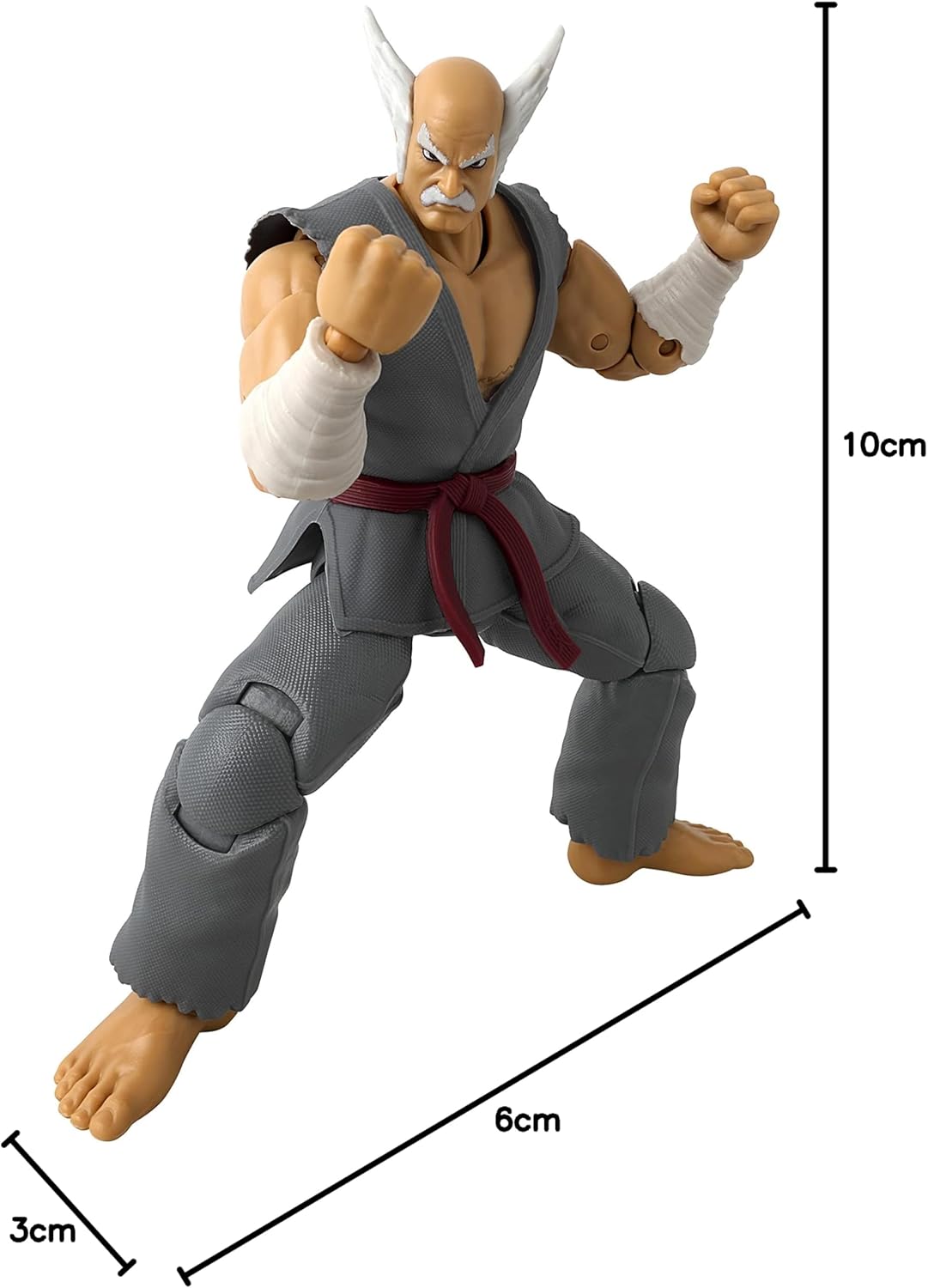 BANDAI Game Dimensions Tekken Heihachi Mishima Action Figure