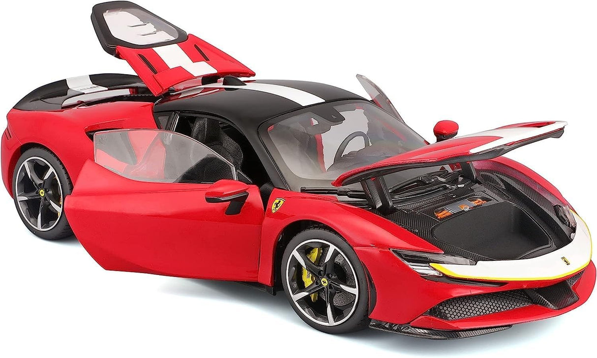 Bburago Ferrari Signature SF90 STRADALE Super Car - 1:18 Scale