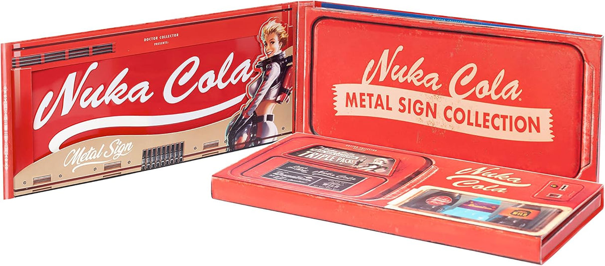 Fallout: Nuka Cola Metal Sign Collection Triple Pack