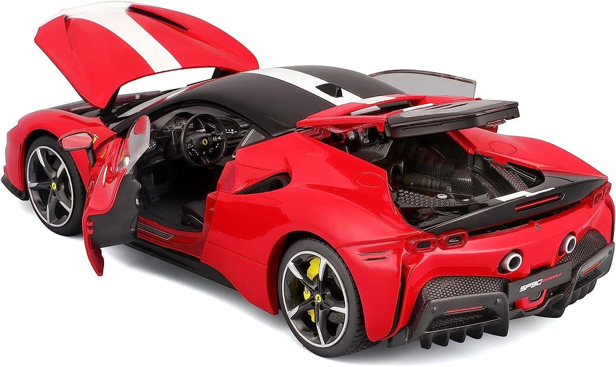 Bburago Ferrari Signature SF90 STRADALE Super Car - 1:18 Scale