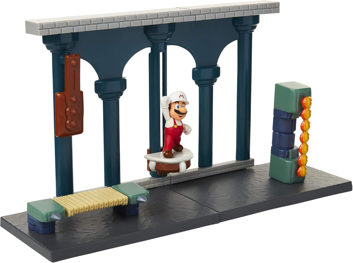 Jakks Pacific Super Mario Minifigure: Lava Castle Playset