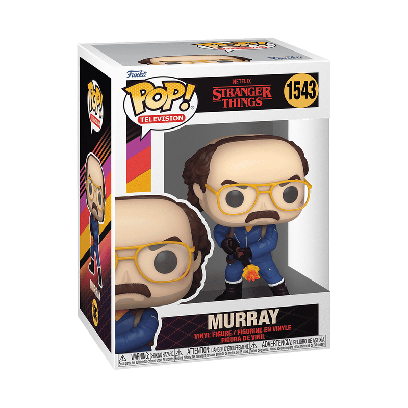 Funko Pop! Television: Stranger Things Season S3 - Murray Bauman [1543 Vinyl Figure