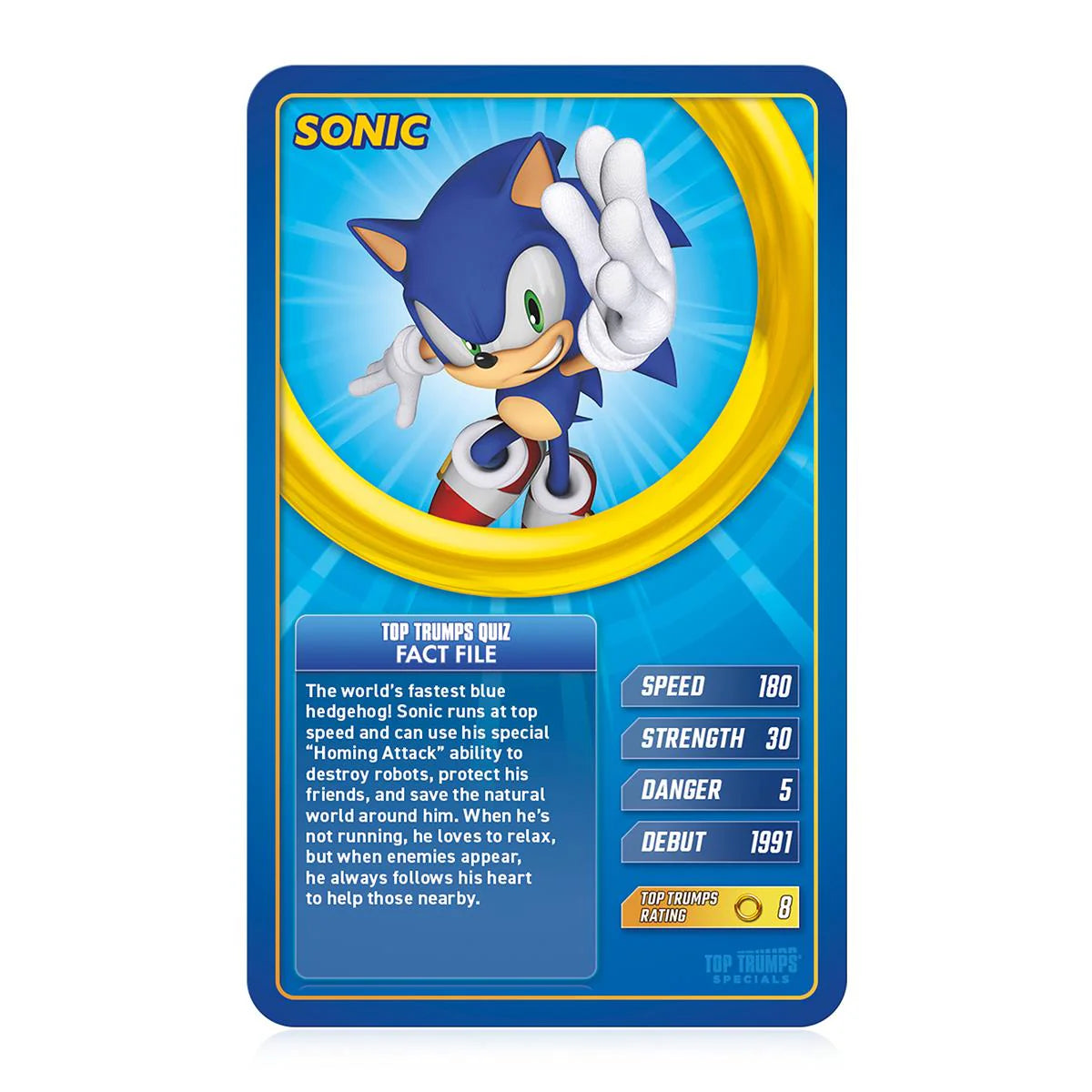 Top Trumps Sonic the Hedgehog Card Game