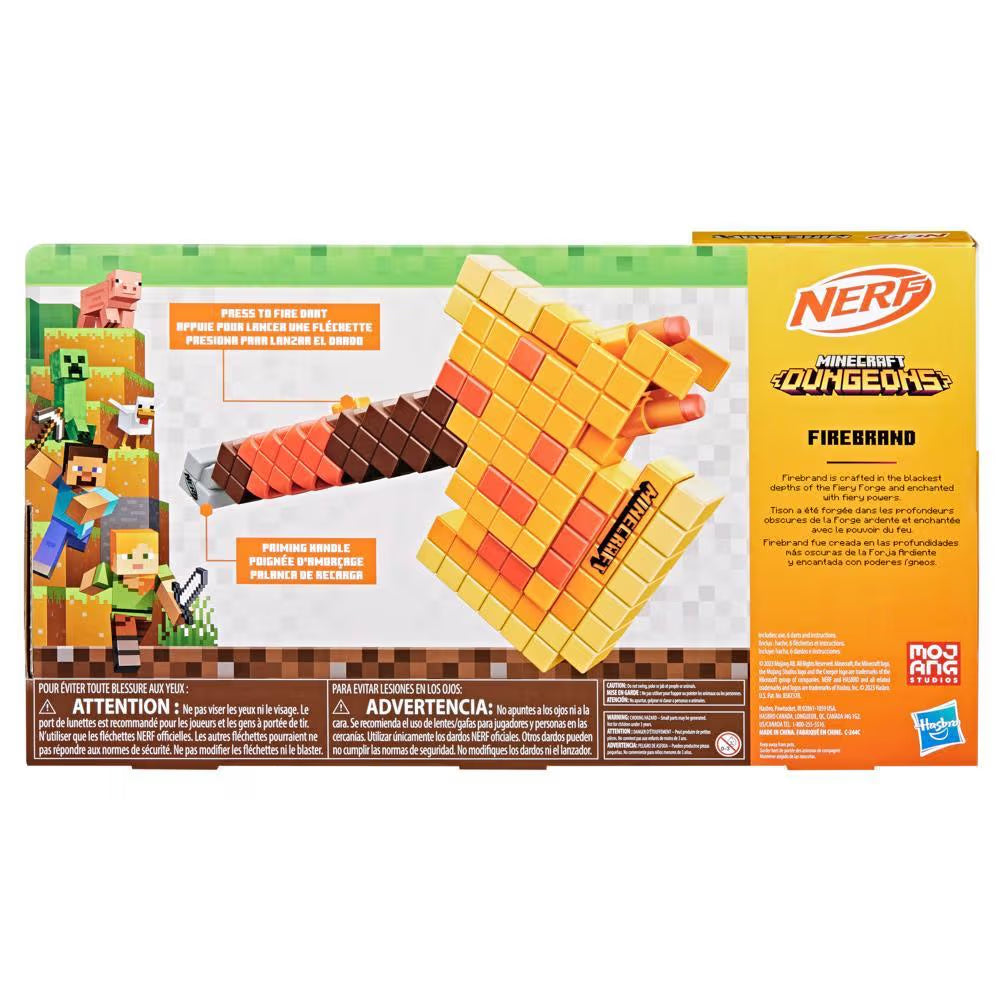 Hasbro NERF Minecraft: Firebrand - Dart Blasting Axe