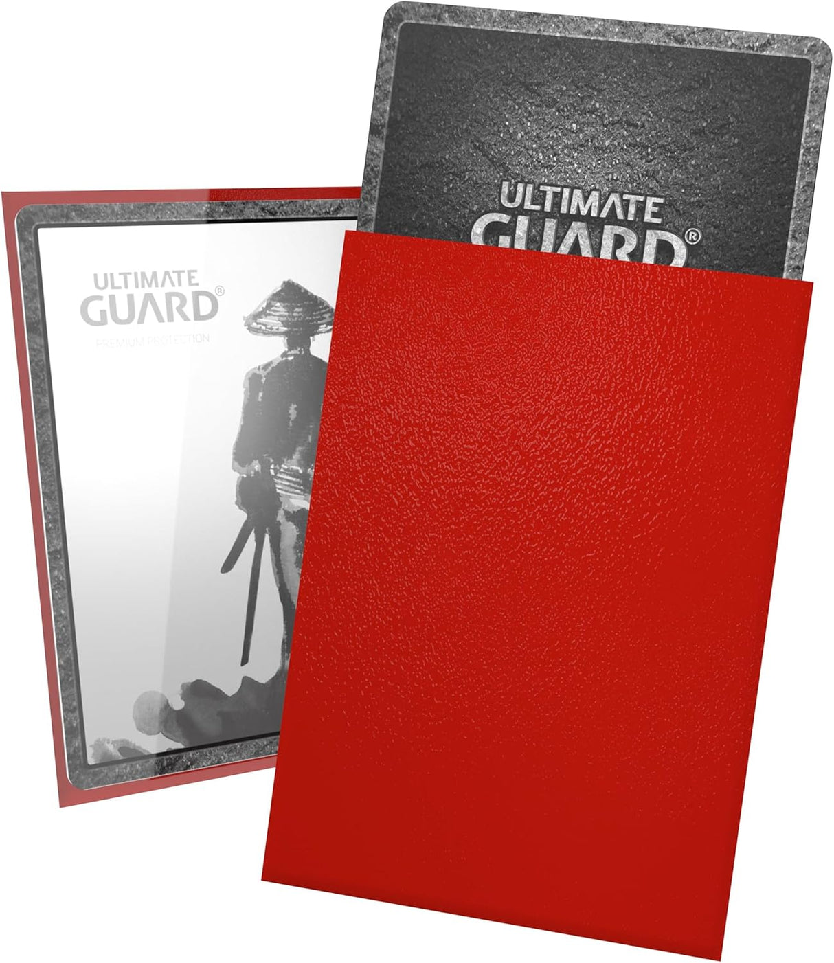 Ultimate Guard - Katana Sleeves - Japanese Size - Red 60 pack