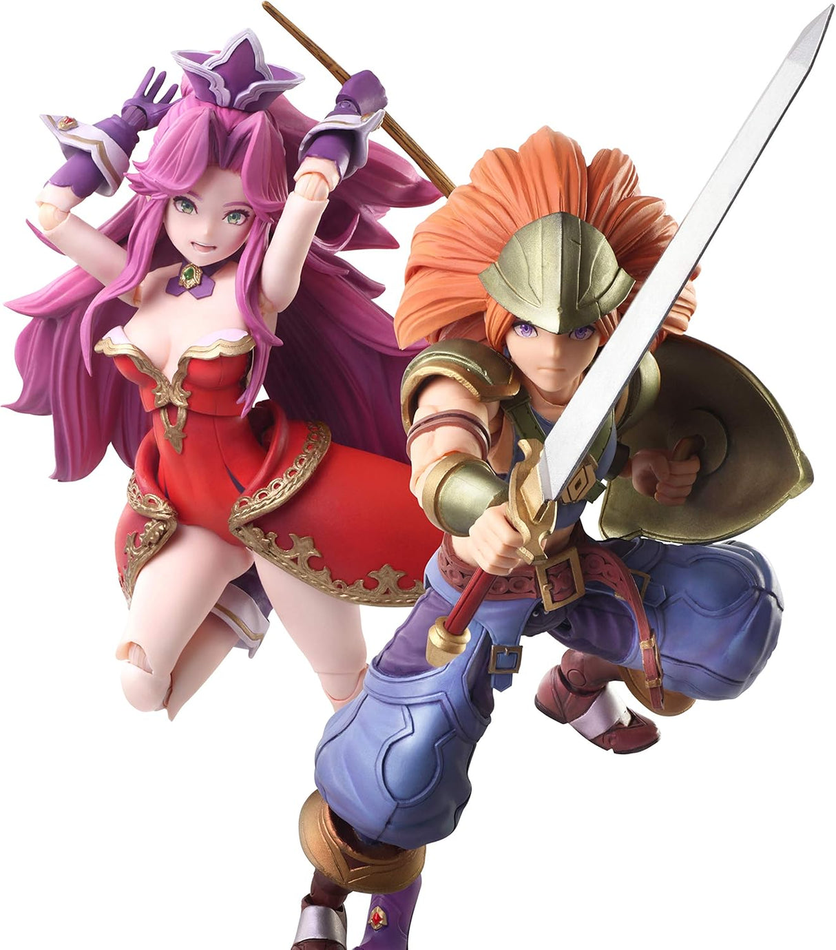 Square Enix Trials Of Mana - Bring Arts Action Figure: Duran & Angela