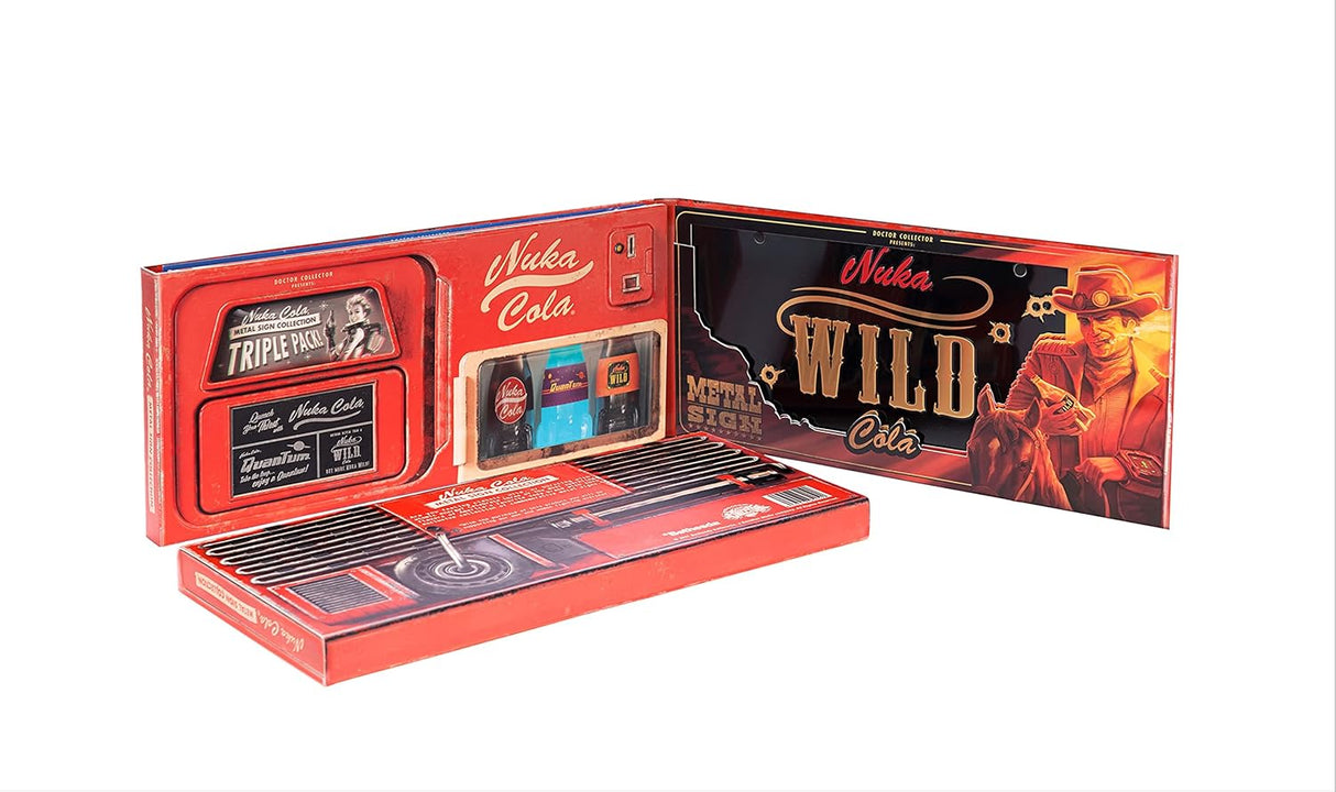 Fallout: Nuka Cola Metal Sign Collection Triple Pack