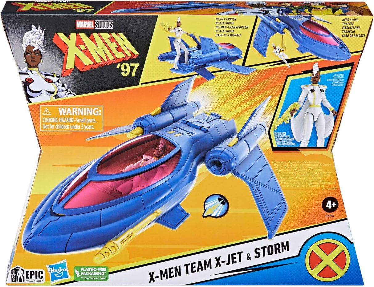 Marvel Studios X-Men '97 - X-Men Team X-Jet and 10-cm Storm Figure