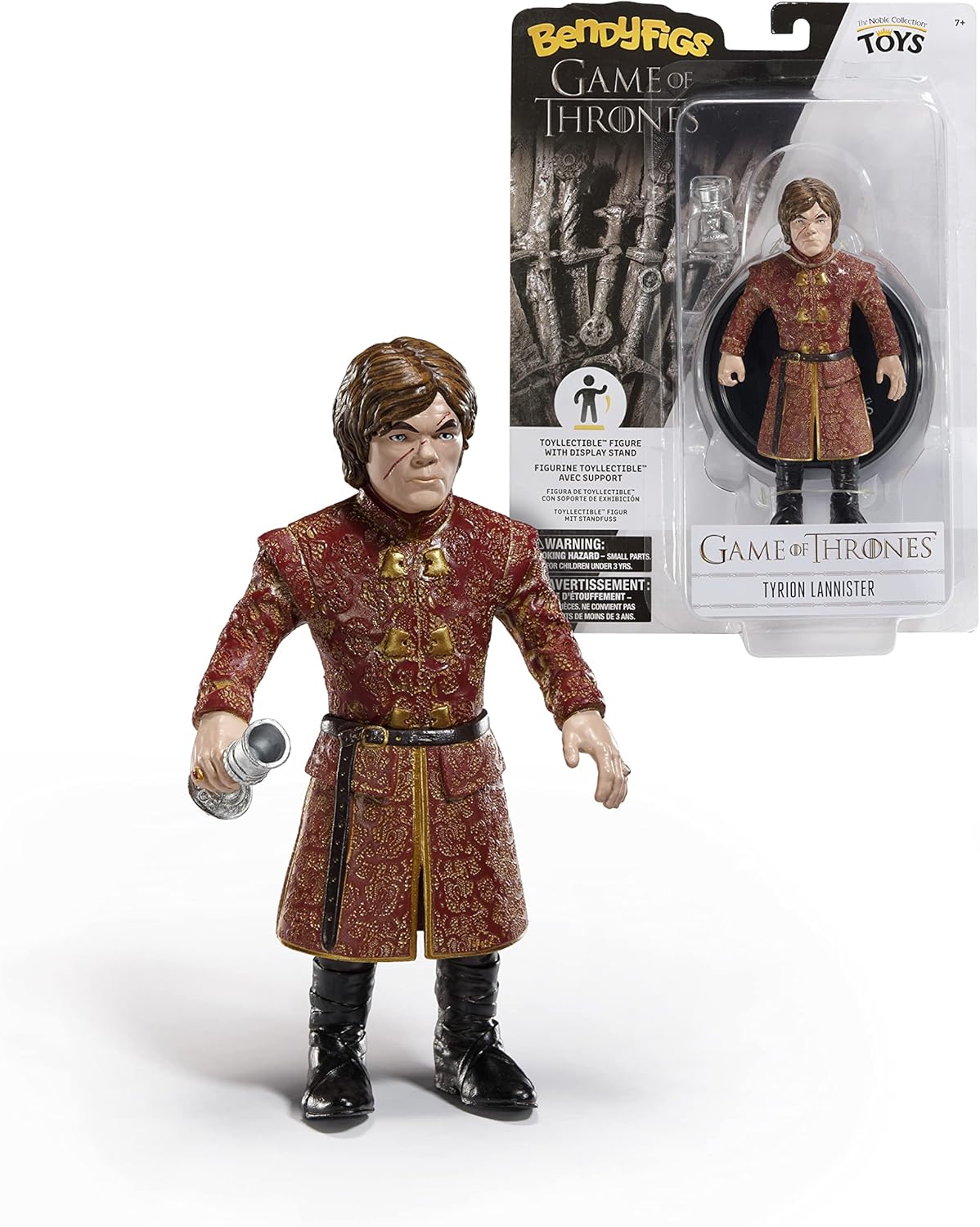BendyFigs: Game of Thrones - Tyrion Lannister 7.5 Inch Poseable Figure with stand