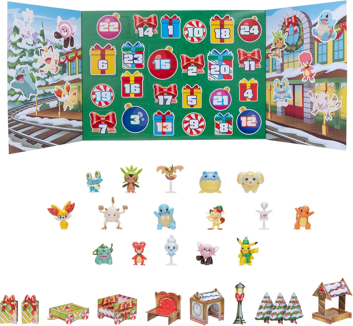 JZW Pokemon Battle Figure Holiday Advent Calendar