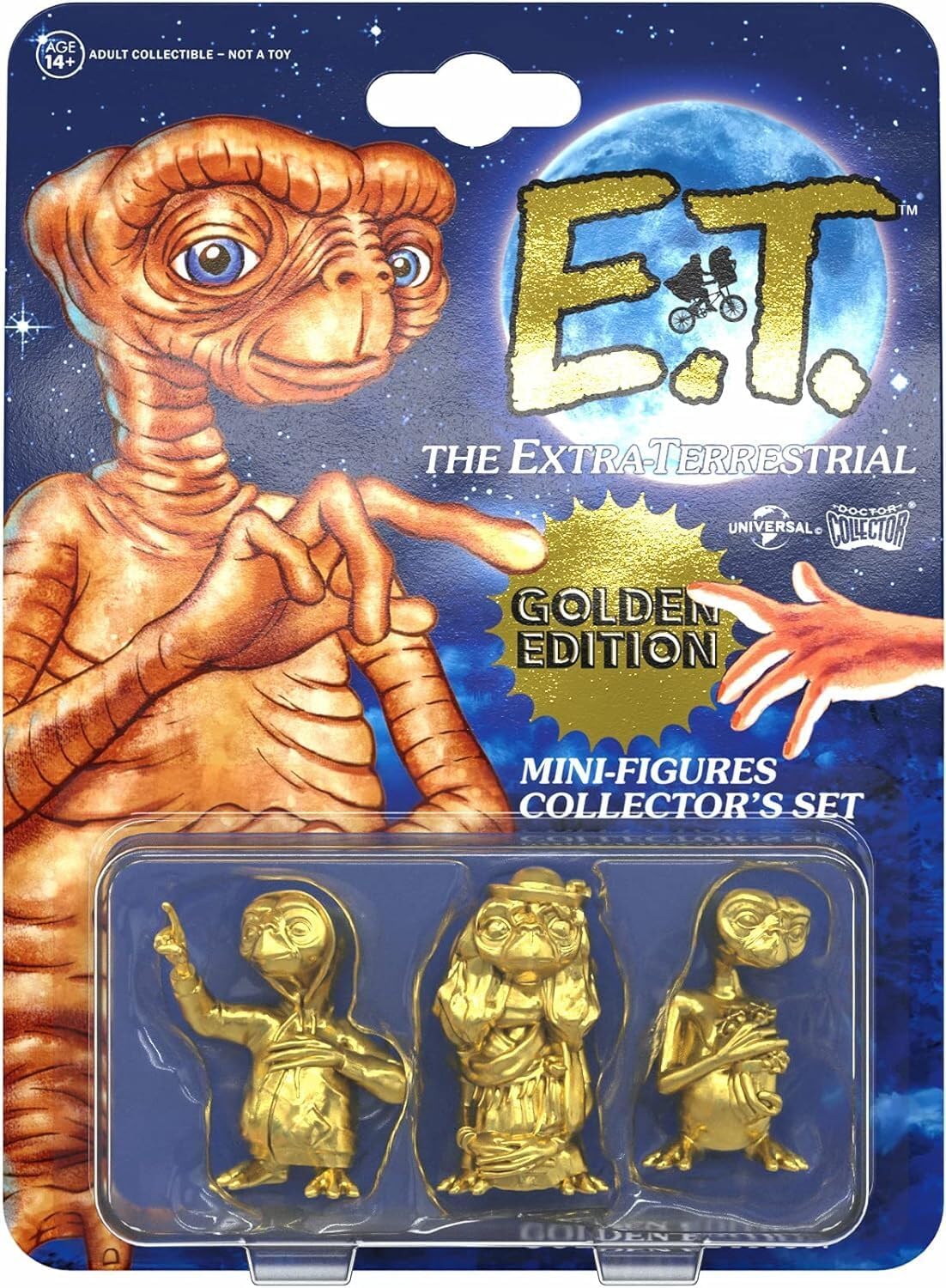 Doctor Collector Mini Figure Set - E.T. Golden Edition