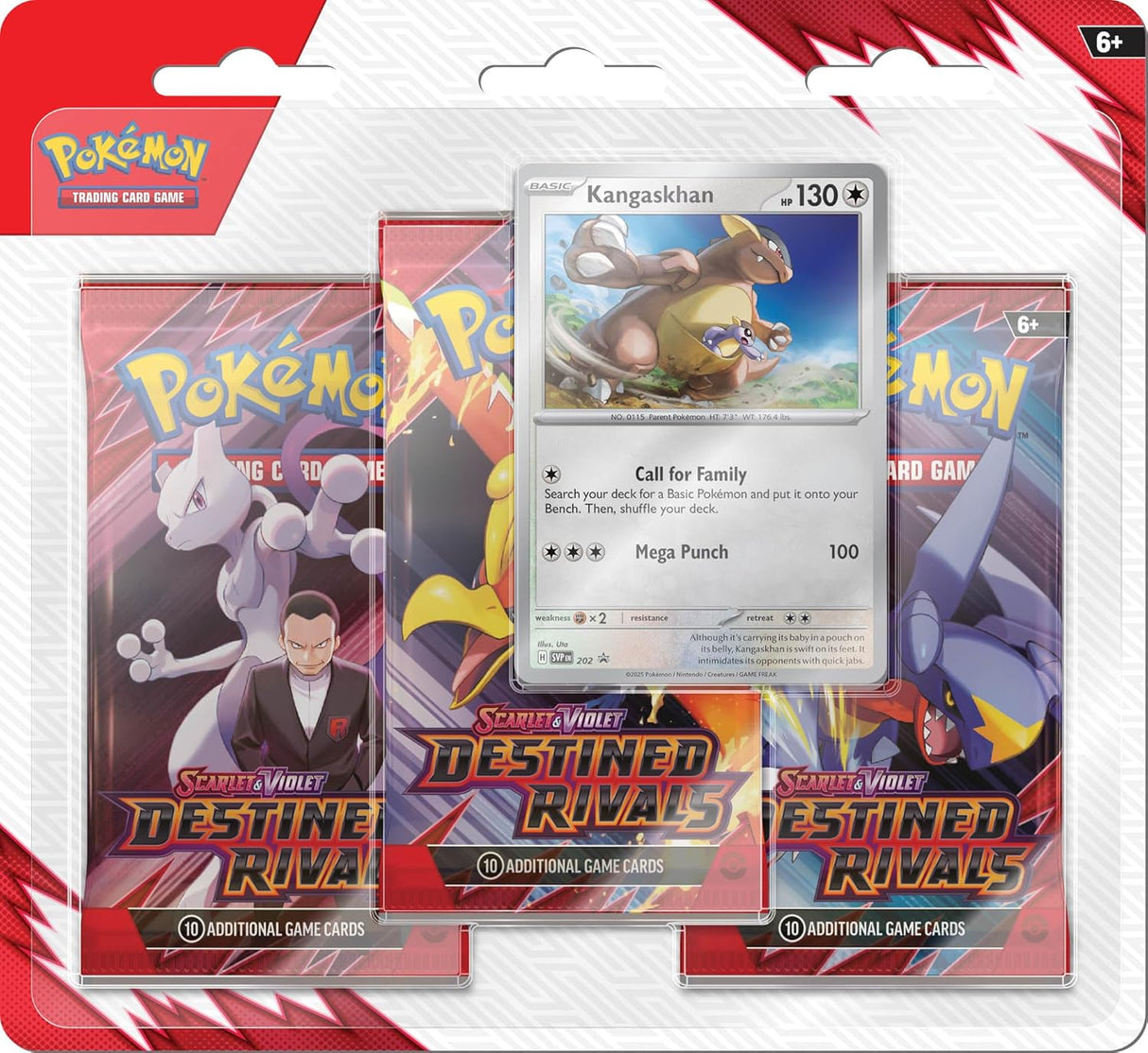 Pokemon TCG: Scarlet & Violet 10 - Destined Rivals - 3-Pack