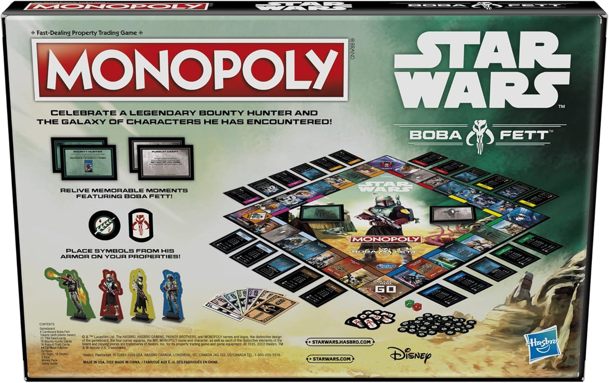 Hasbro Monopoly: Boba Fett Edition
