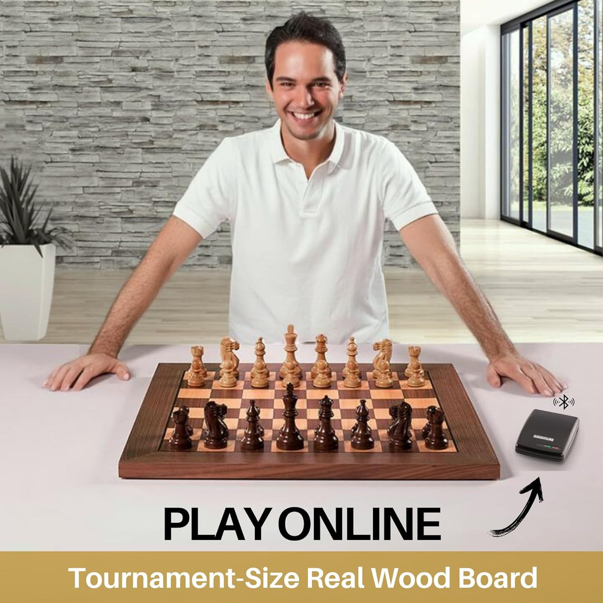Millennium Supreme Tournament 55 Eboard with ChessLink (M851) - Chess Computer