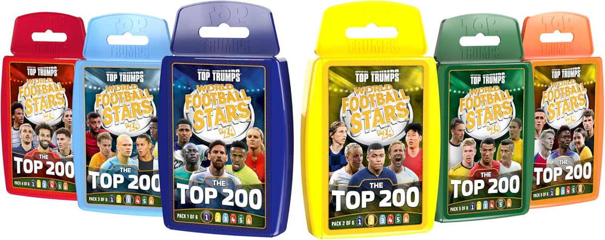 Top Trumps World Football Stars Top 200 - Collectors Kit Card Game