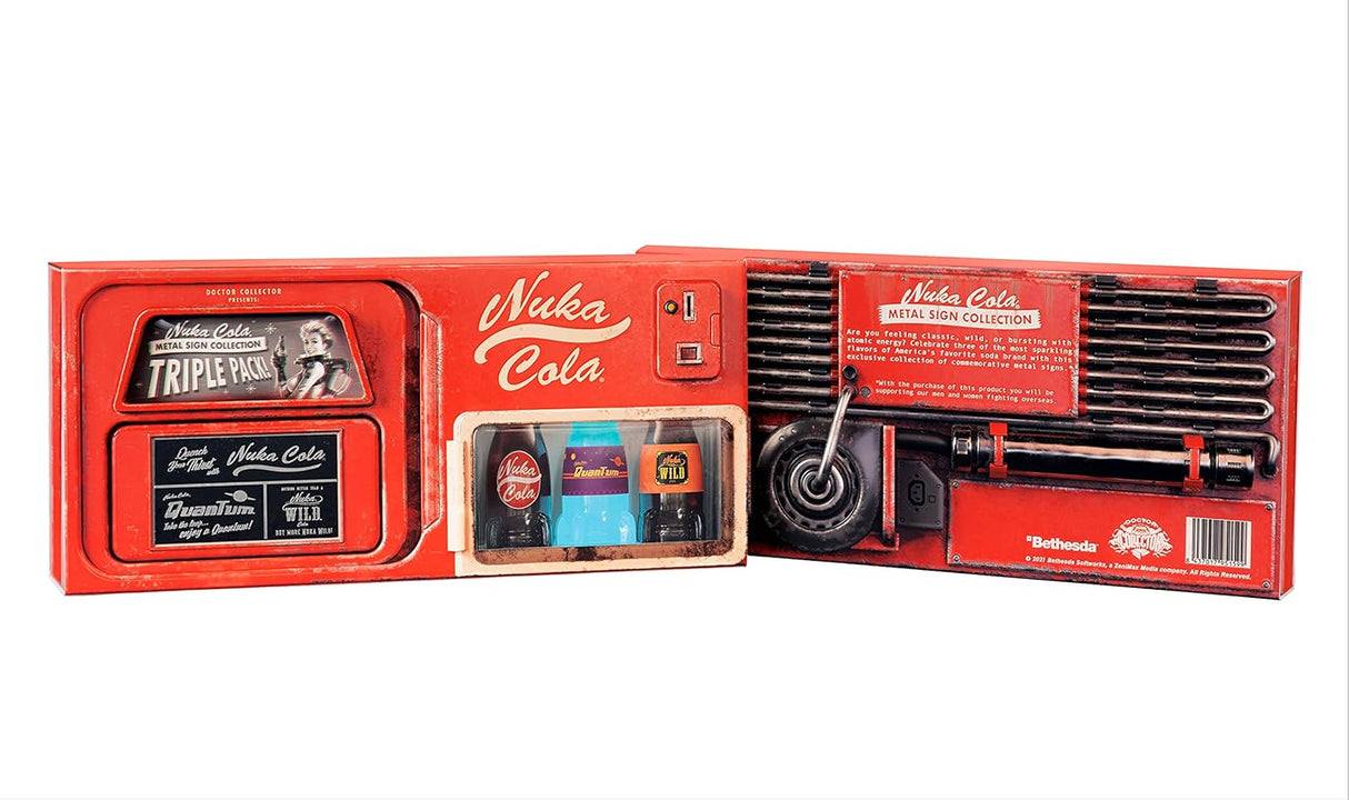 Fallout: Nuka Cola Metal Sign Collection Triple Pack