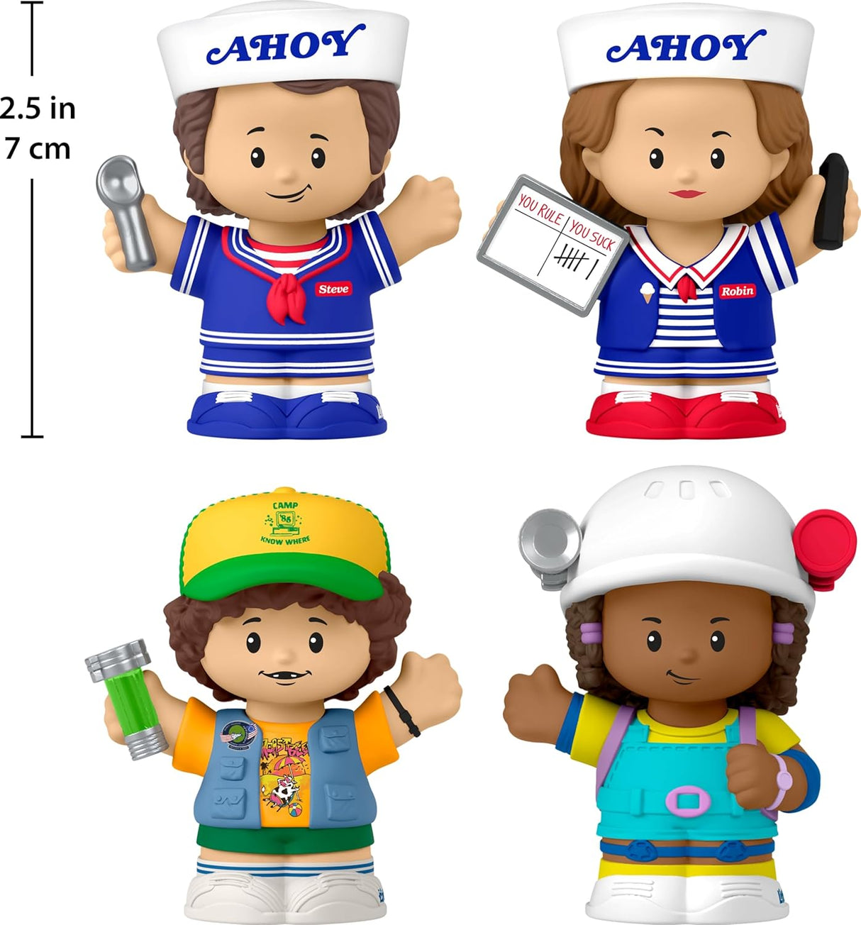 Mattel Fisher-Price Little People Collector: Stranger Things Scoops Ahoy Set