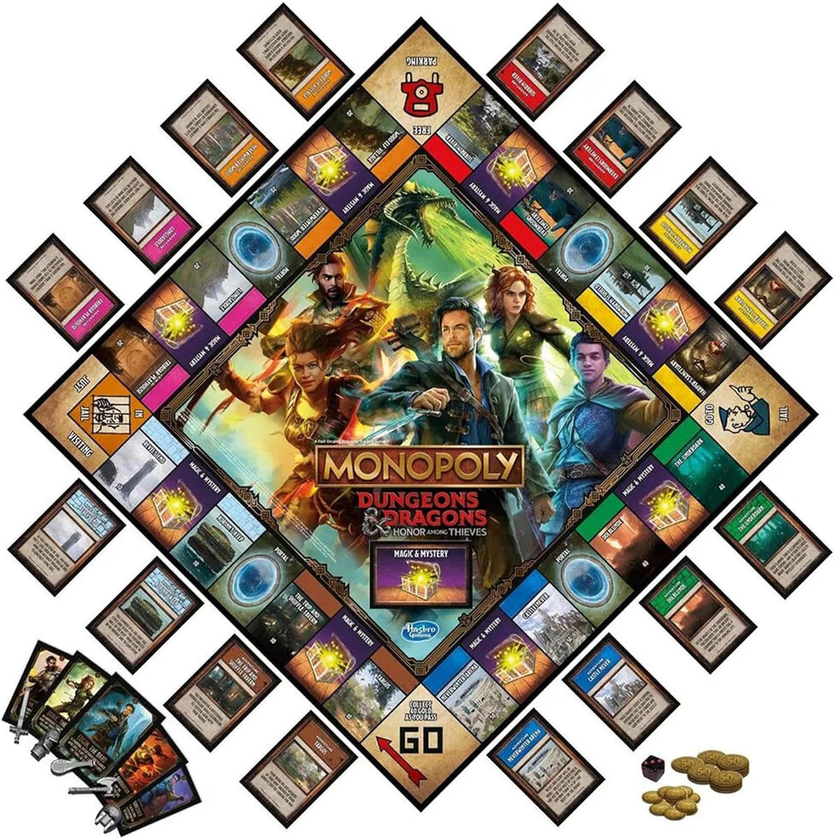 Hasbro Monopoly: Dungeons & Dragons: Honour Among Thieves Edition