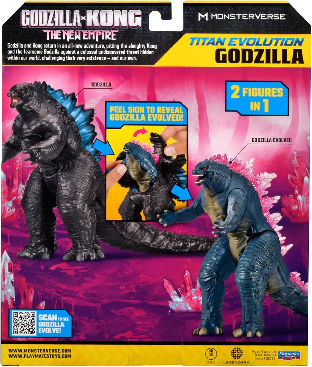 Godzilla X Kong: The New Empire: 7 Inch Scale Action Figure: Titan Evolution: Godzilla