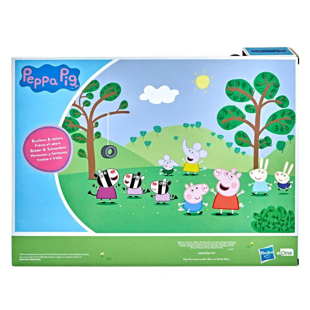 Hasbro Peppa Pig Carry-Along Brothers & Sisters Playset