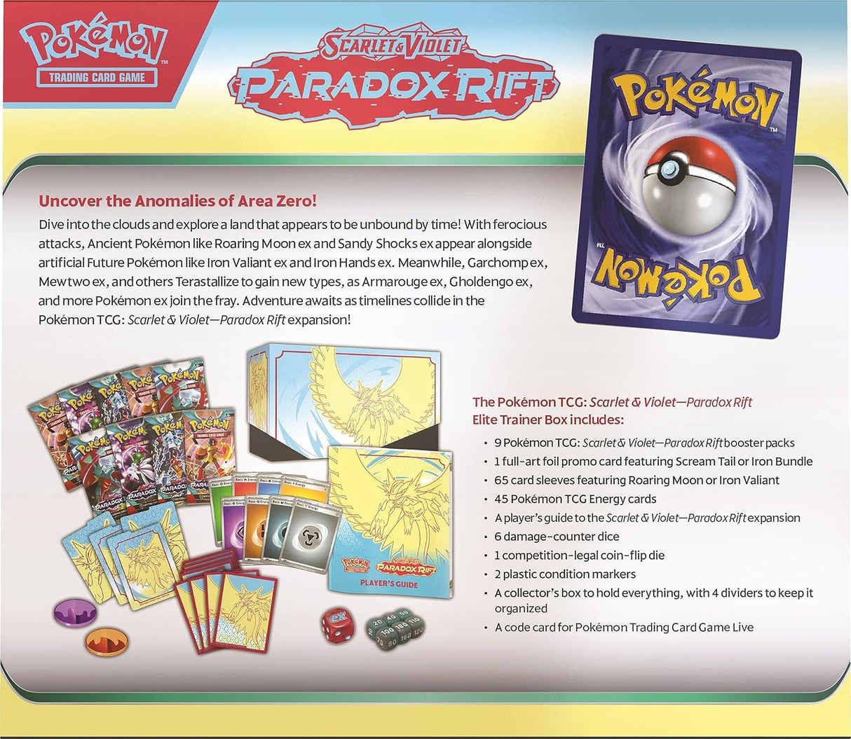 Pokemon TCG: Scarlet & Violet 4 - Paradox Rift - Elite Trainer Box