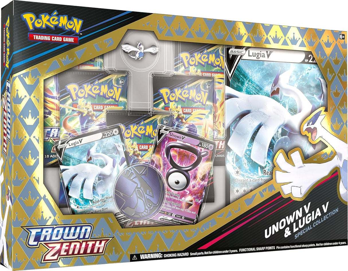 Pokemon TCG: Crown Zenith Special Collection - Unown V & Lugia V