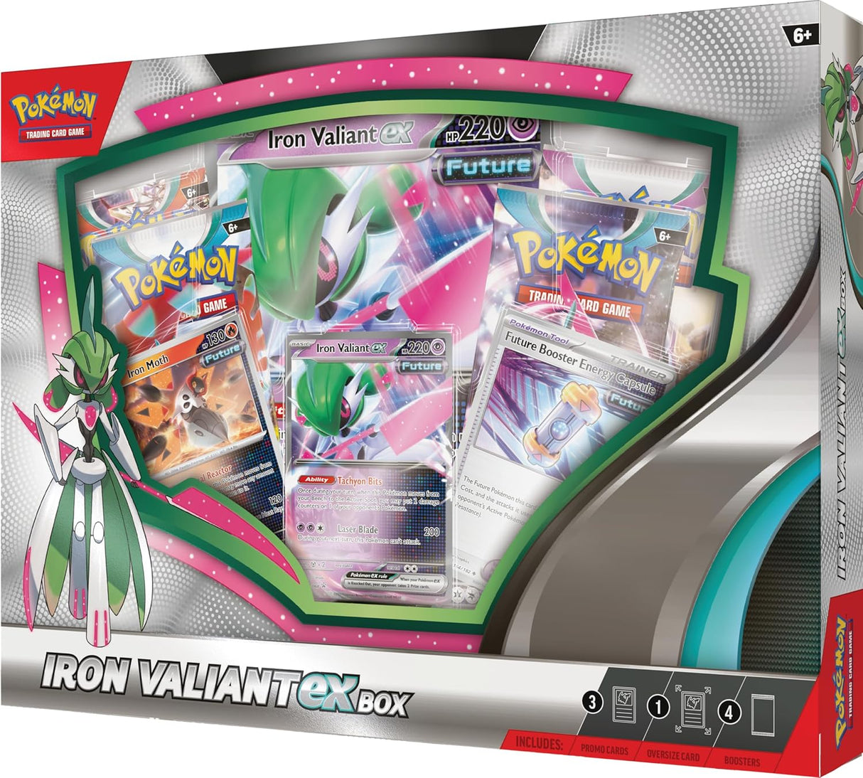 Pokémon TCG: Roaring Moon / Iron Valiant ex Box