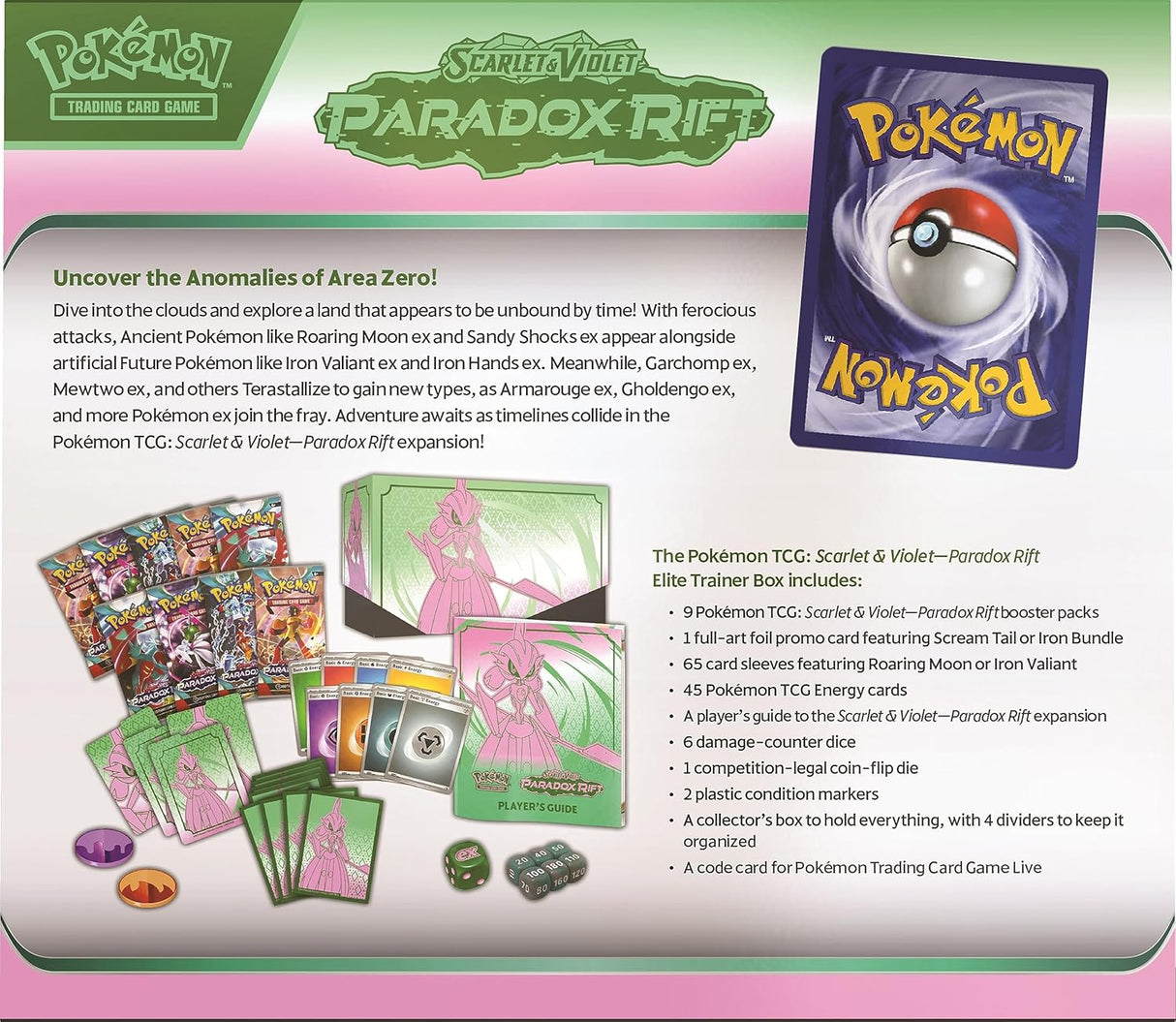 Pokemon TCG: Scarlet & Violet 4 - Paradox Rift - Elite Trainer Box