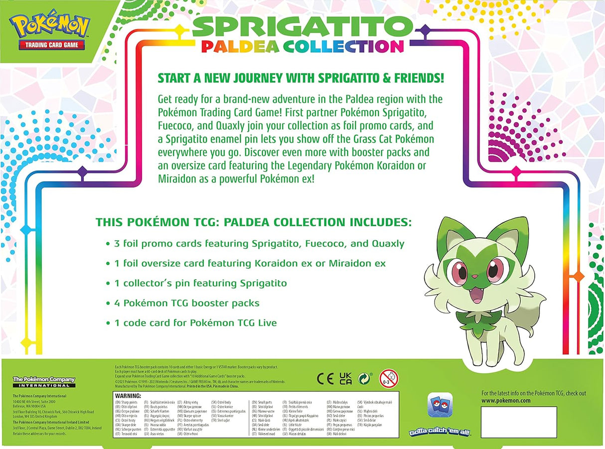 Pokemon TCG: Paldea Collection - Sprigatito