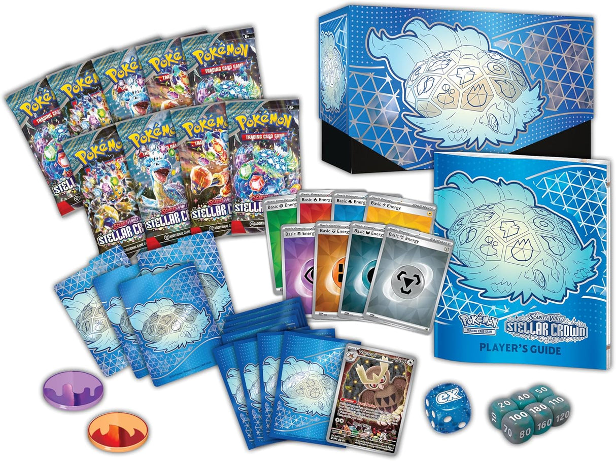 Pokemon TCG: Scarlet & Violet 7 - Stellar Crown - Elite Trainer Box