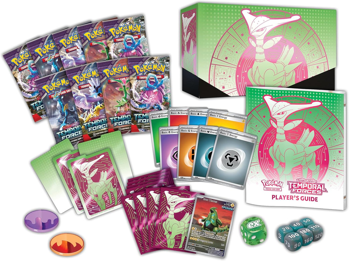 Pokemon TCG: Temporal Forces - Elite Trainer Box - Iron Leaves / Walking Wake